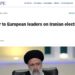 Open letter to European leaders on Iranian elections