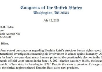 an: Co-Chairs of the Bipartisan U.S. Congressional Iran Human Rights and Democracy Caucus write to The US President To Lead An International Investigation Into Ebrahim Raisi’s Involvement In The 1988 Massacre