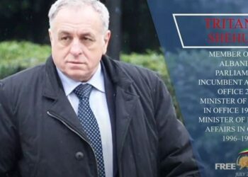 Prof. Dr. Tritan Shehu, Albanian MP, Minister of Foreign Affairs (1996-1997) addressed the Free Iran World Summit