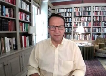 MEP Radosław Sikorski, Minister of Foreign Affairs in Donald Tusk’s cabinet between 2007 and 2014 addressed the Free Iran World Summit