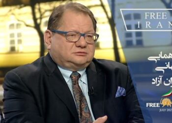 Ryszard Kalisz, Minister of the Interior of Poland (2004–2005) addressed the Free Iran World Summit