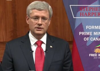 Stephen Harper, 22nd Prime Minister of Canada addressed the Free Iran World Summit