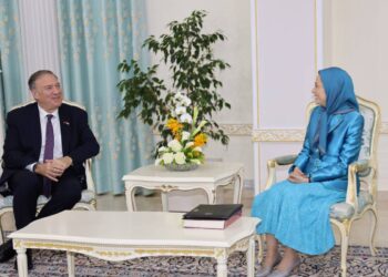 Mike Pompeo Visited Ashraf-3 and Met with Mrs. Maryam Rajavi