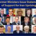 Former Ministers Supporting the Uprising for a Democratic Iran
